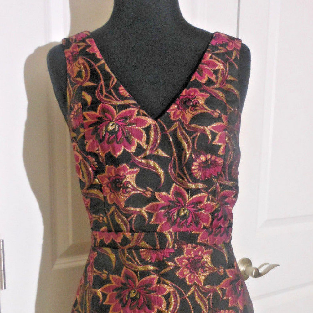 J CREW Jacquard V-Neck Dress 4, 6 & 8 NWT Party - Picture 3 of 8
